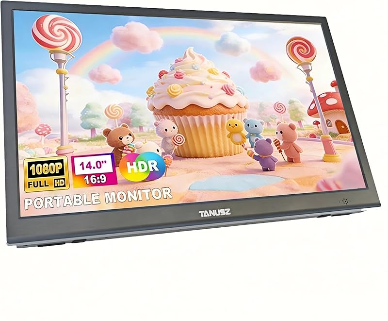 PJGCWB Portable Monitor External Ultra Thin